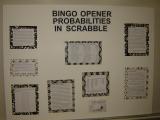 Bingo opener probabilities in Scrabble