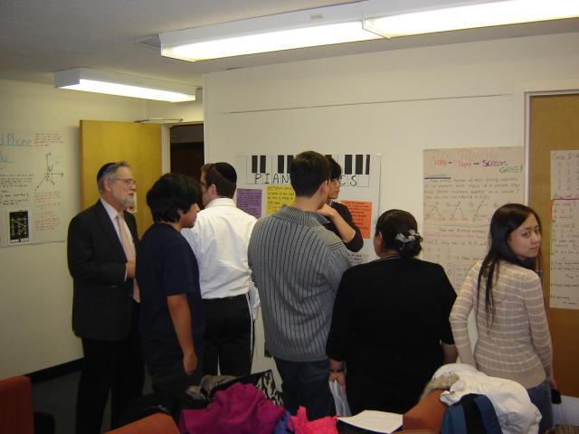 Mathematical discussions on poster day!