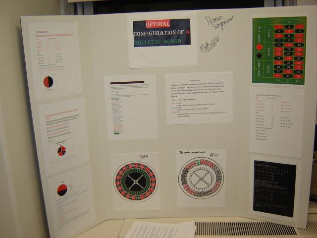 Optimal Configuration of a Roulette Board